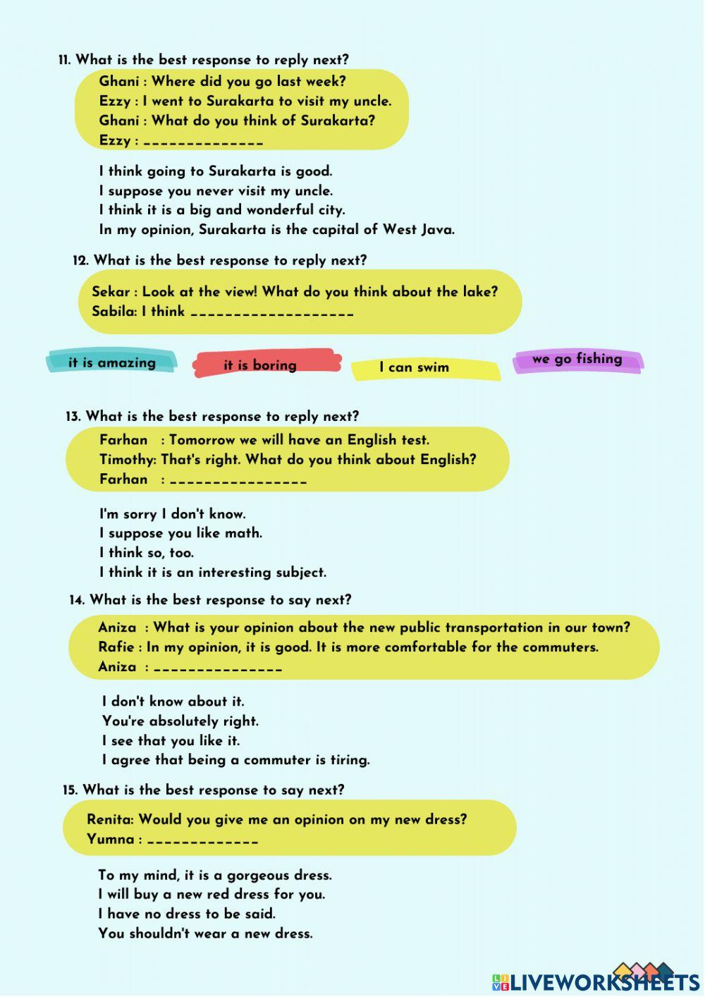 Opinion & Handling telephone