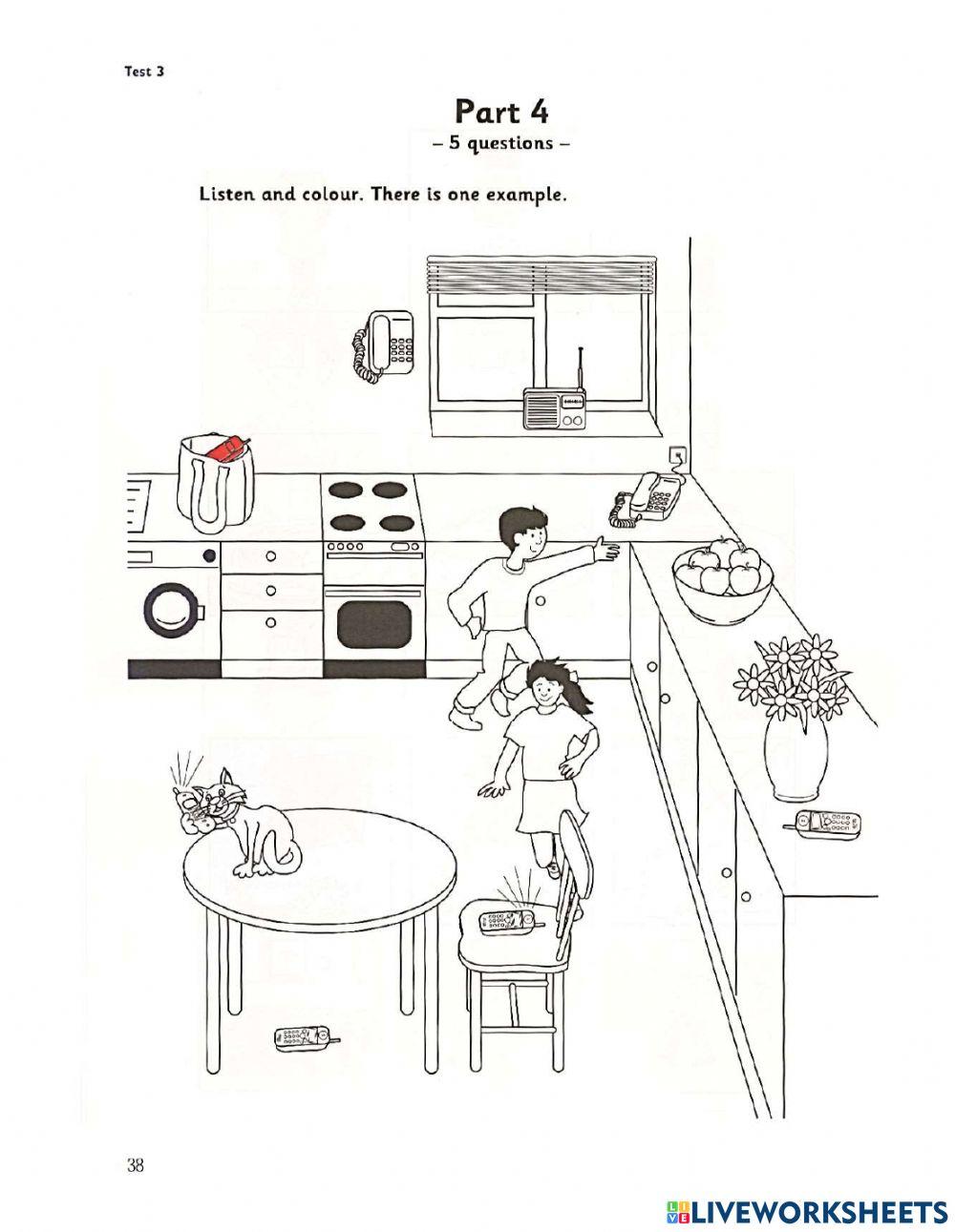 Starters 5-Test 3-Listening