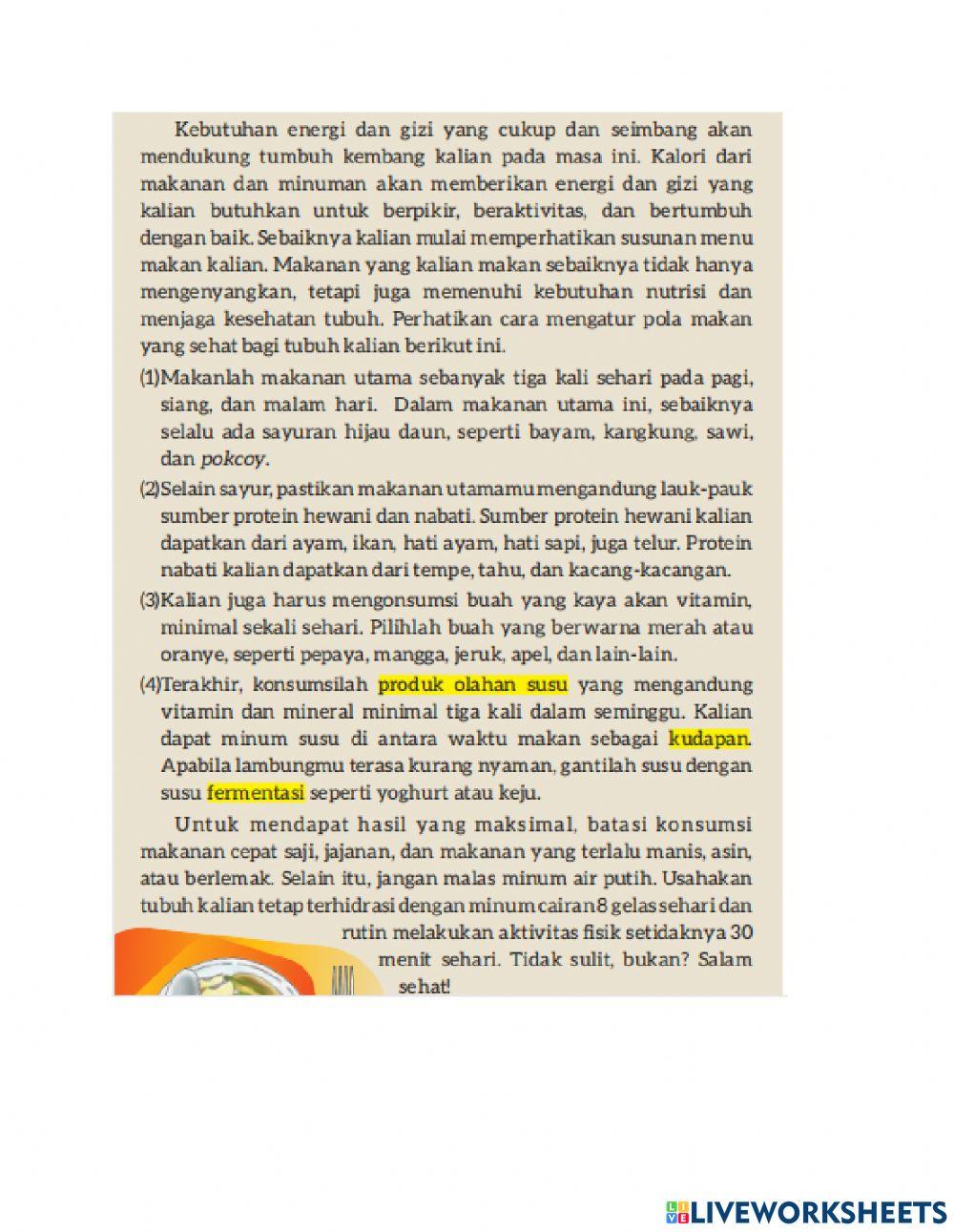 Mengidentifikasi teks prosedur