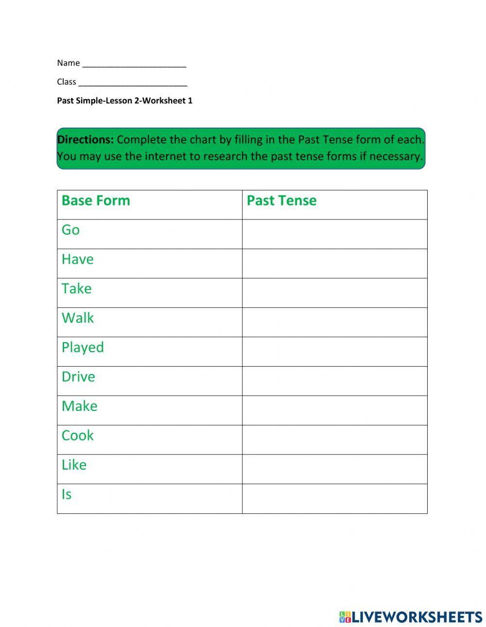 past-simple-lesson-2-ws-1-online-exercise-for-live-worksheets