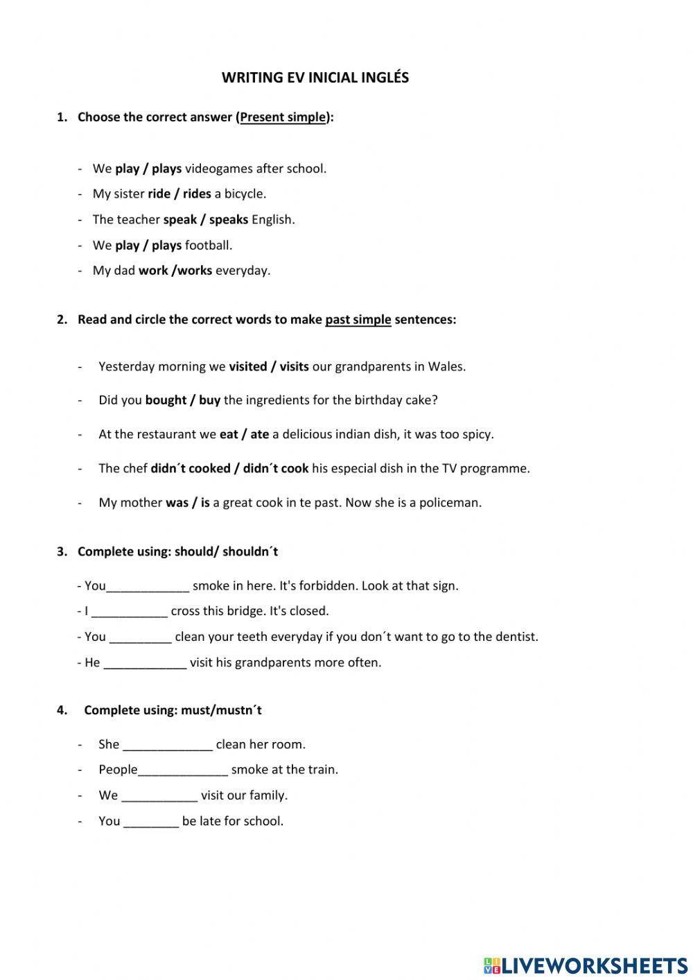 ▷ Fichas INTERACTIVAS de inglés de 6º de primaria 2026, image size:1000x1413