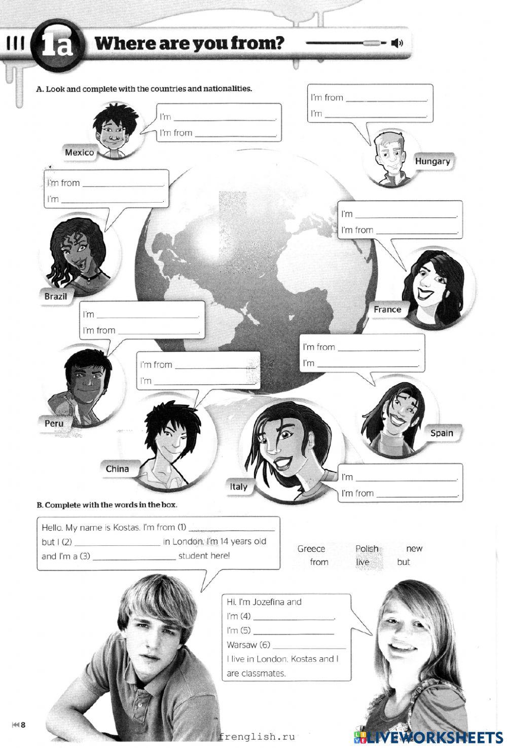 Full blast Where are you from?