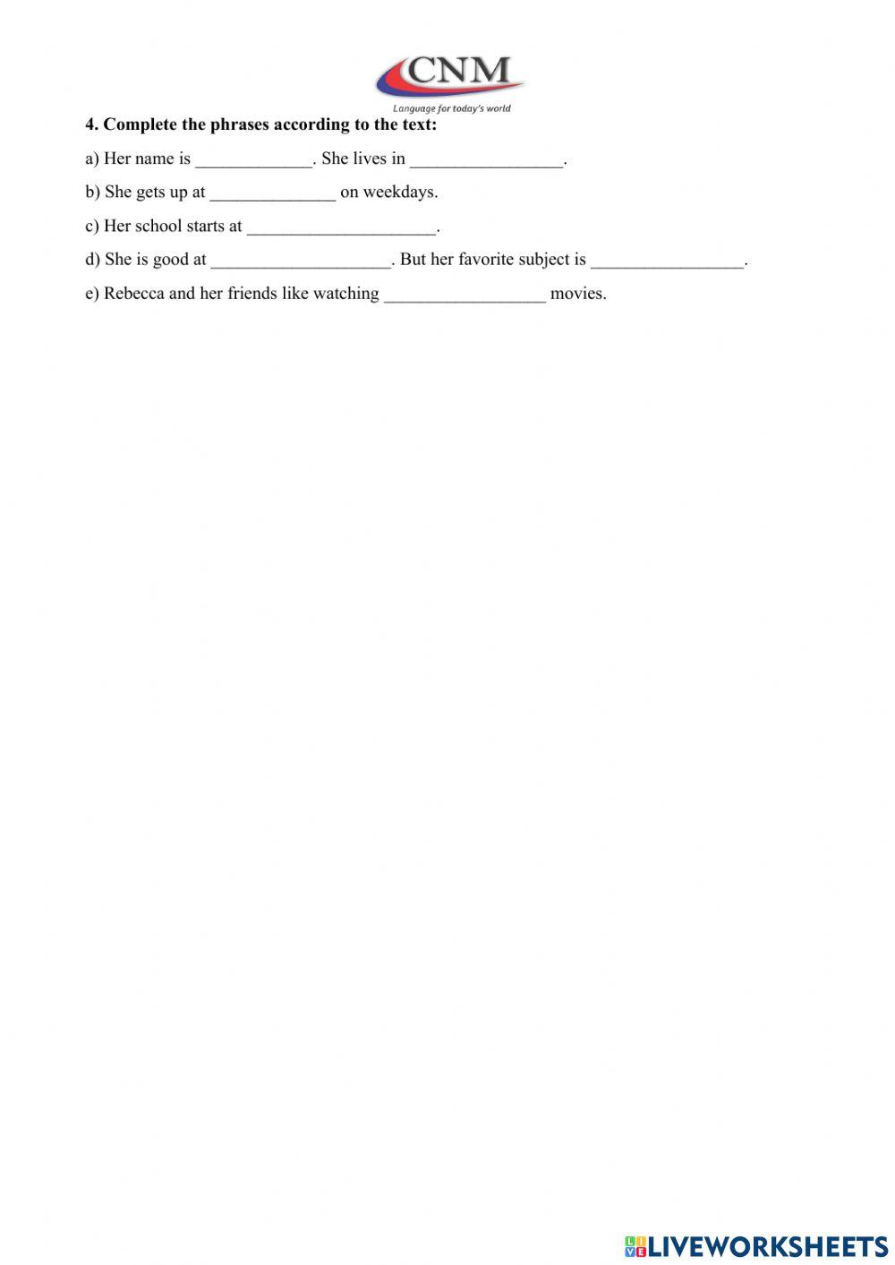 Reading about a Pen Pal