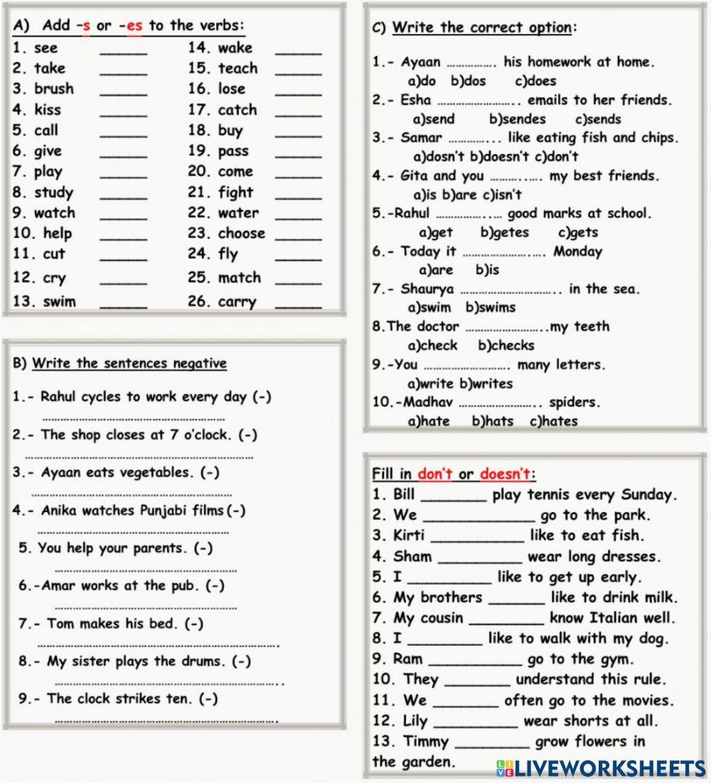 Present Simple tense