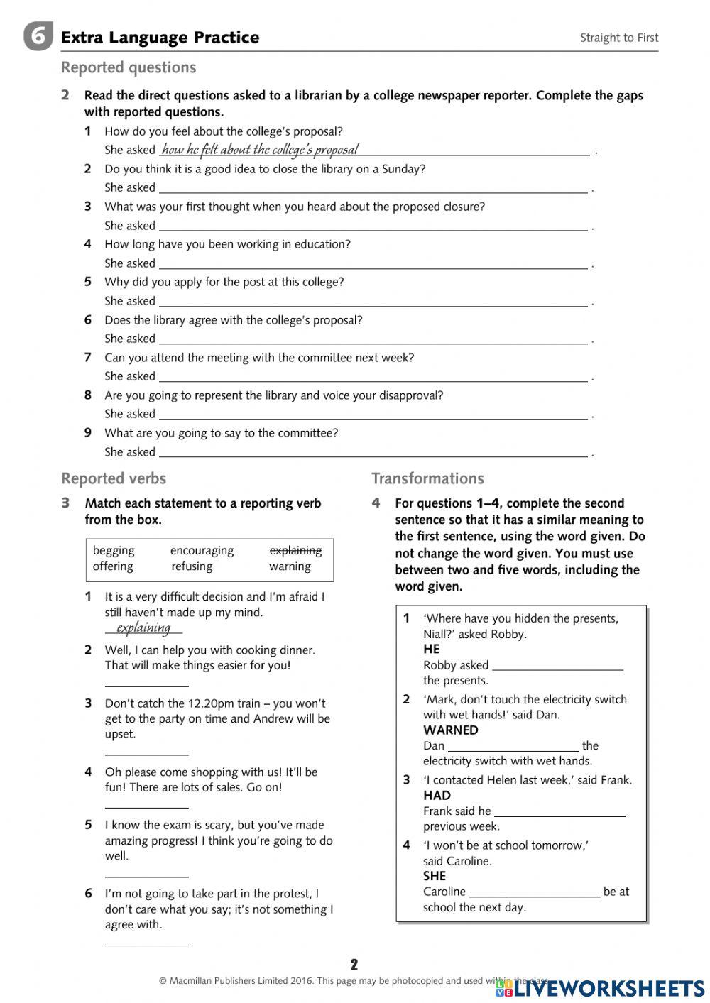 Unit & Straight to First