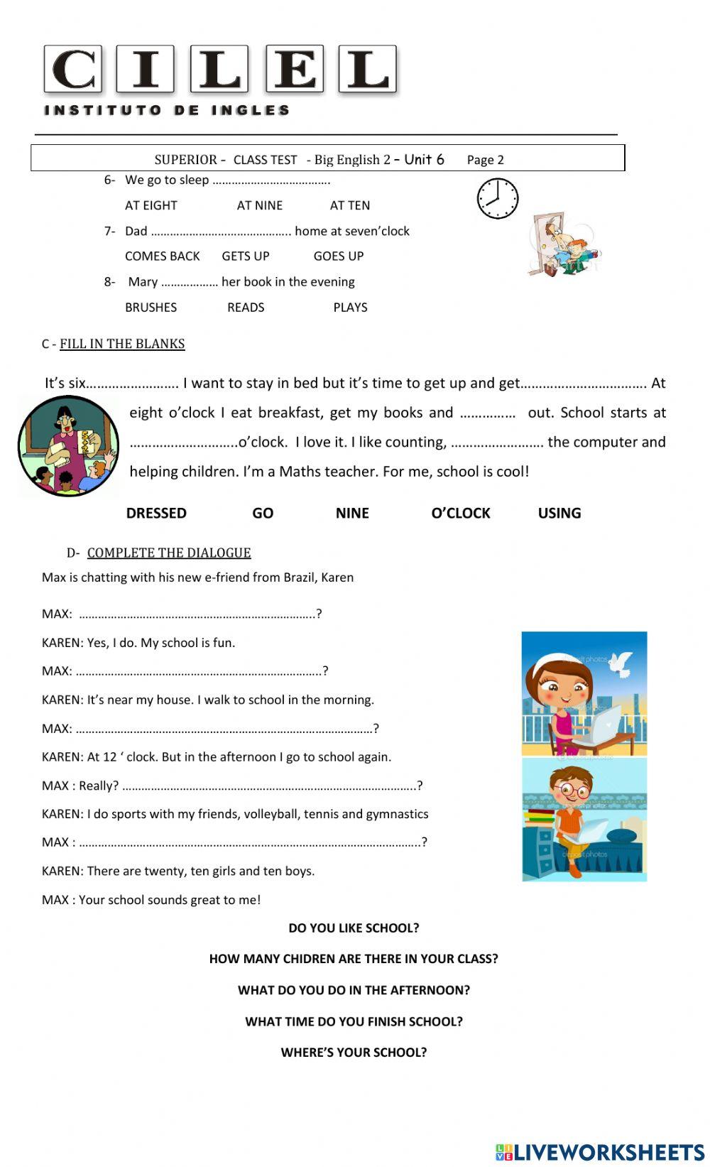 Superior - CILEL - UNIT 6