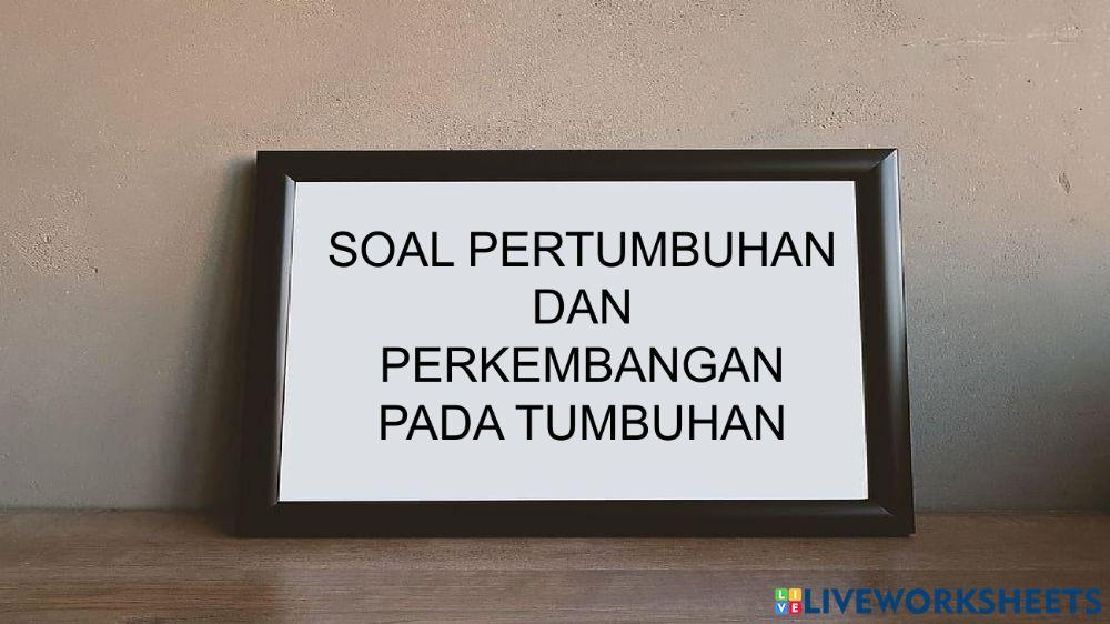 Pengaruh hormon internal pada pertumbuhan dan perkembangan tanaman