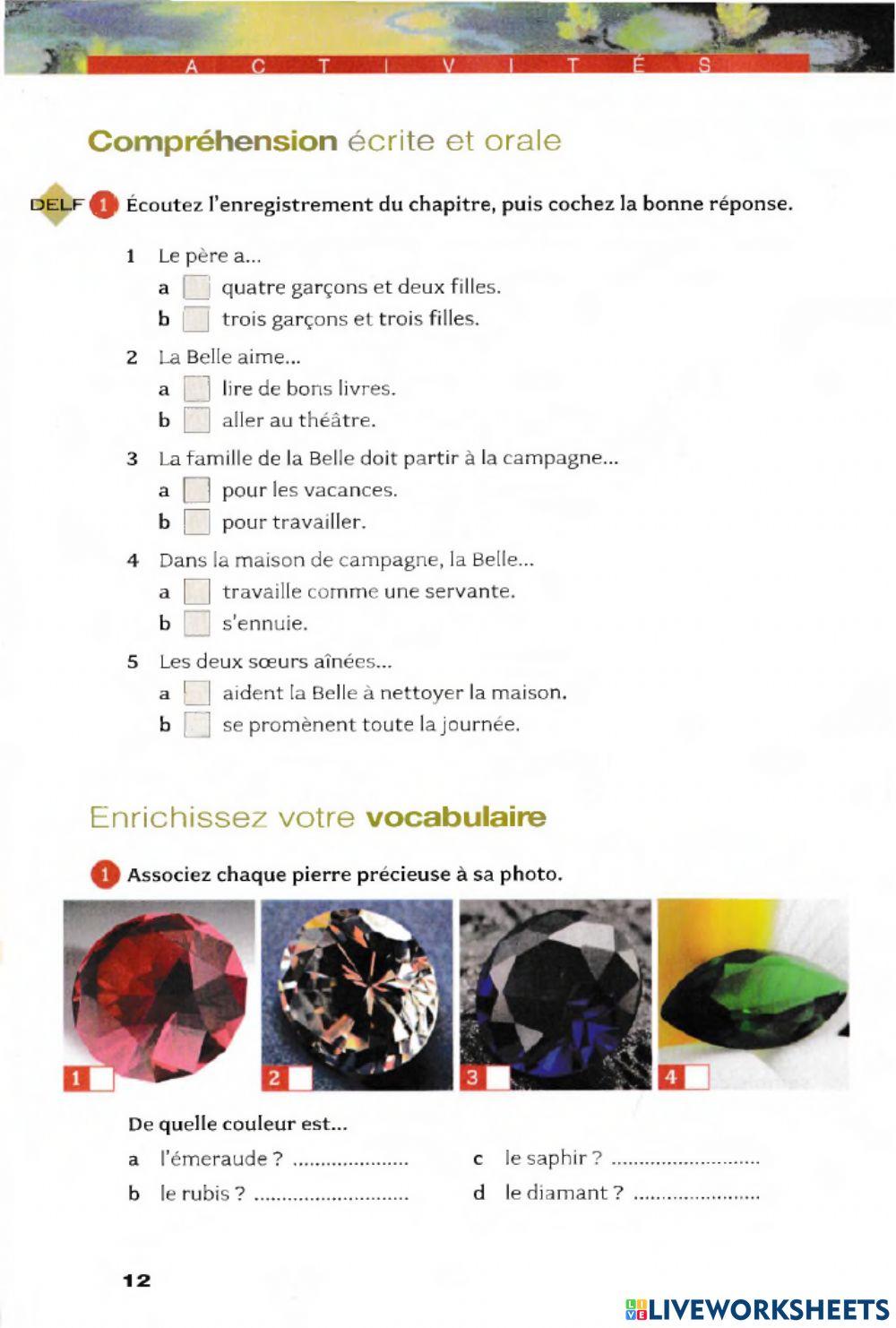 La Belle et la Bête - A1