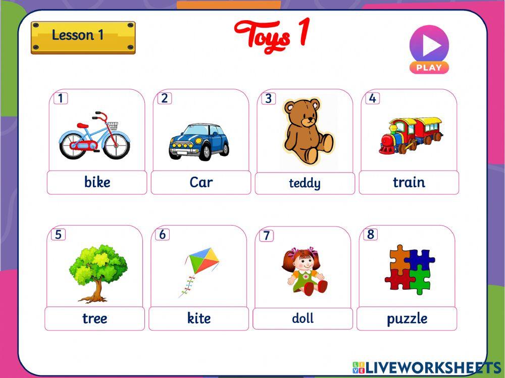 TOYS lesson 1