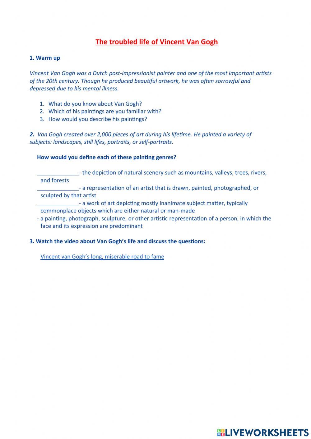 Vincent Van Gogh - B2