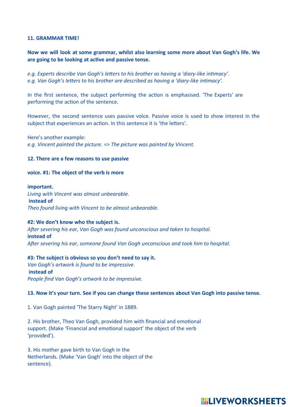 Vincent Van Gogh - B2