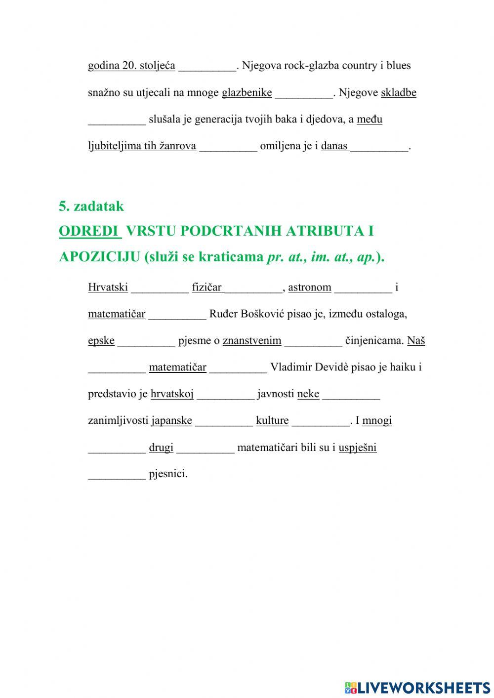 Ponavljam što znam (2) - 8.