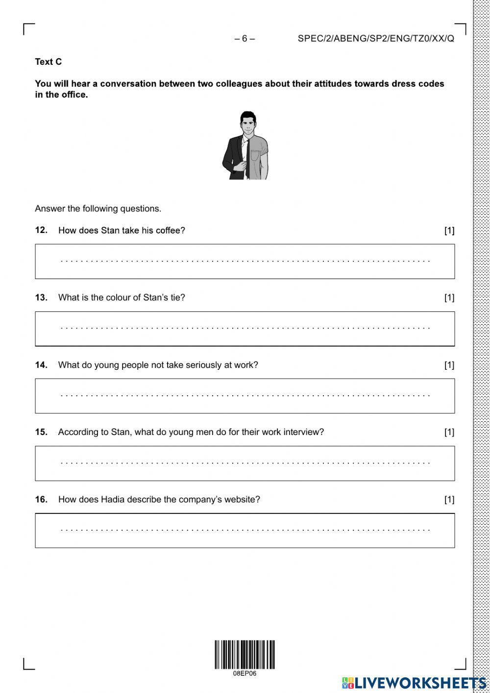 Paper 02-ib listening