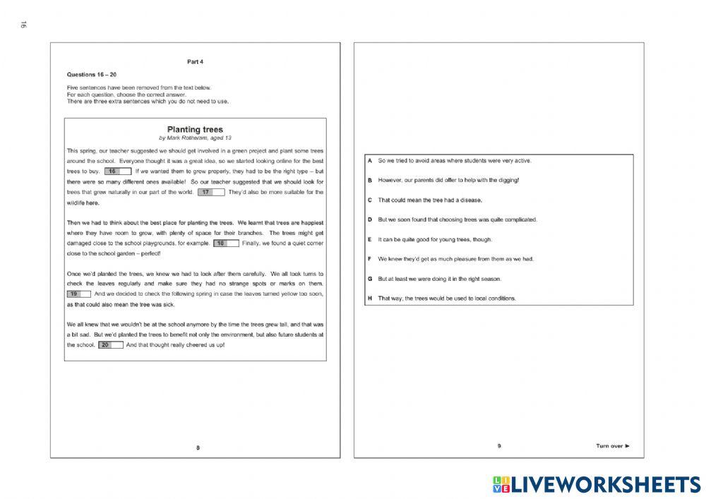 Reading Test-Intermediate 2