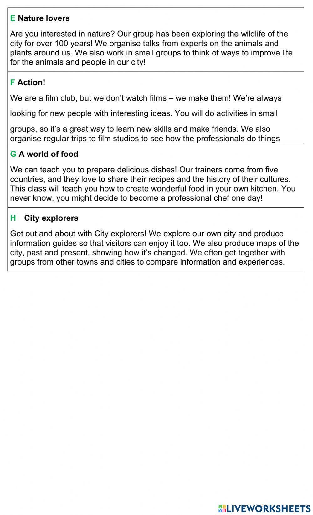 EXAM BOOSTER test 2 reading 2