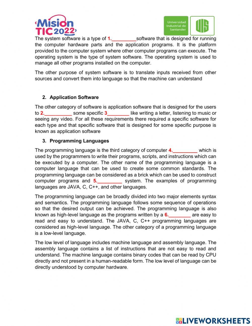 FINAL TEST PRACTICE - MISION TIC 2022 - CYCLE 3