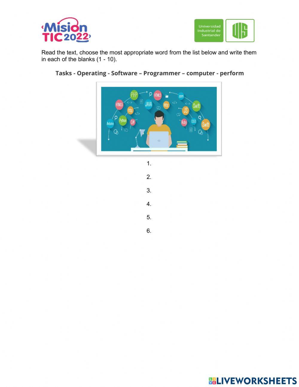 FINAL TEST PRACTICE - MISION TIC 2022 - CYCLE 3