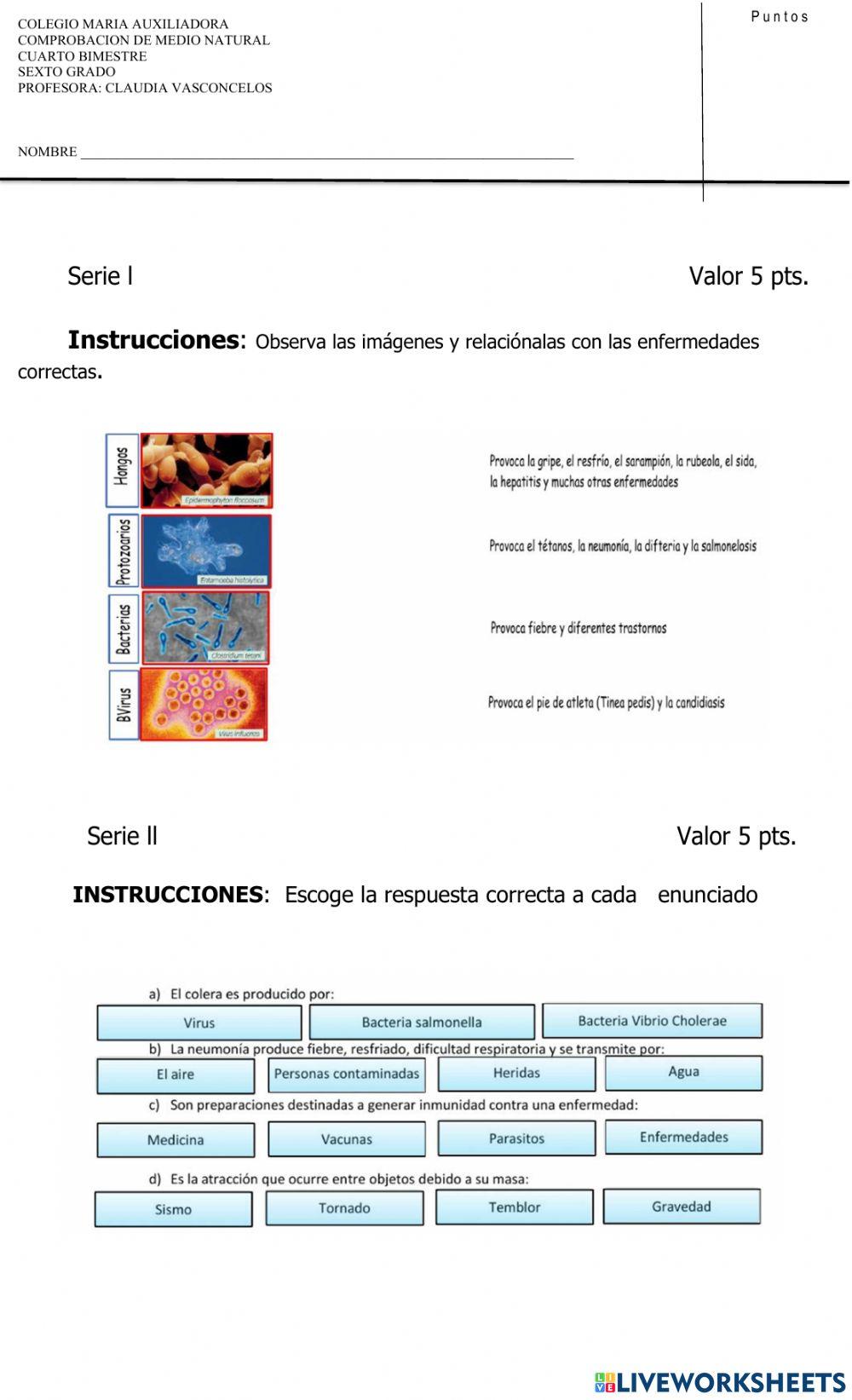 Examen dde Medio Natural