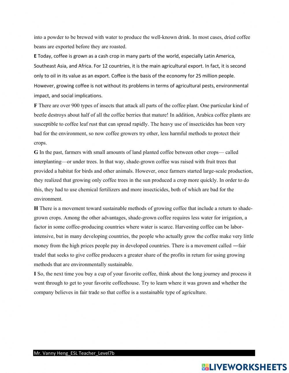 REX3-Unit7A-Reading Worksheet