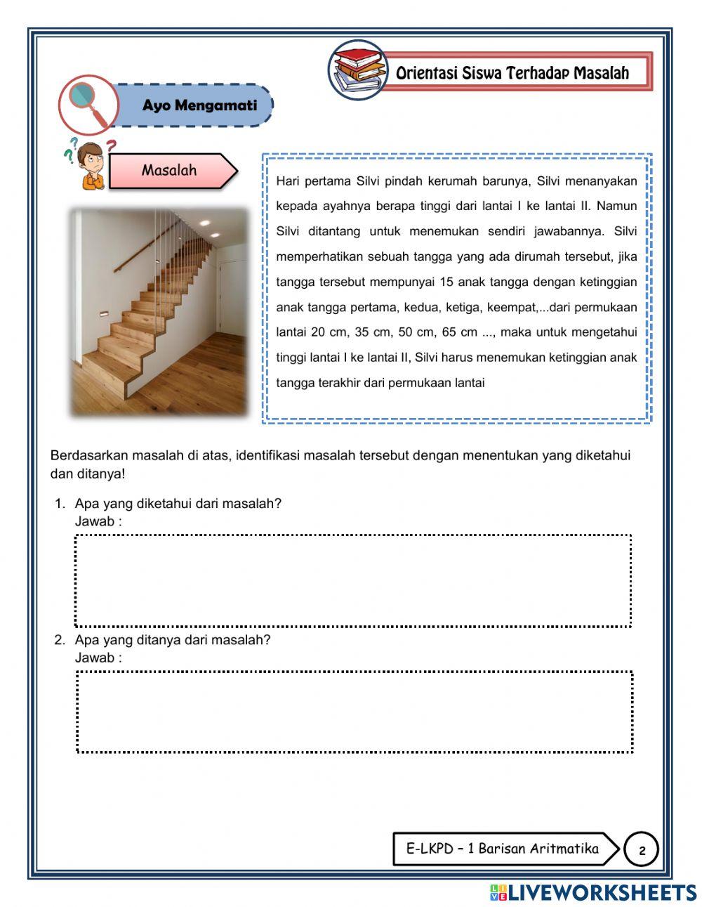 1. Barisan Aritmatika