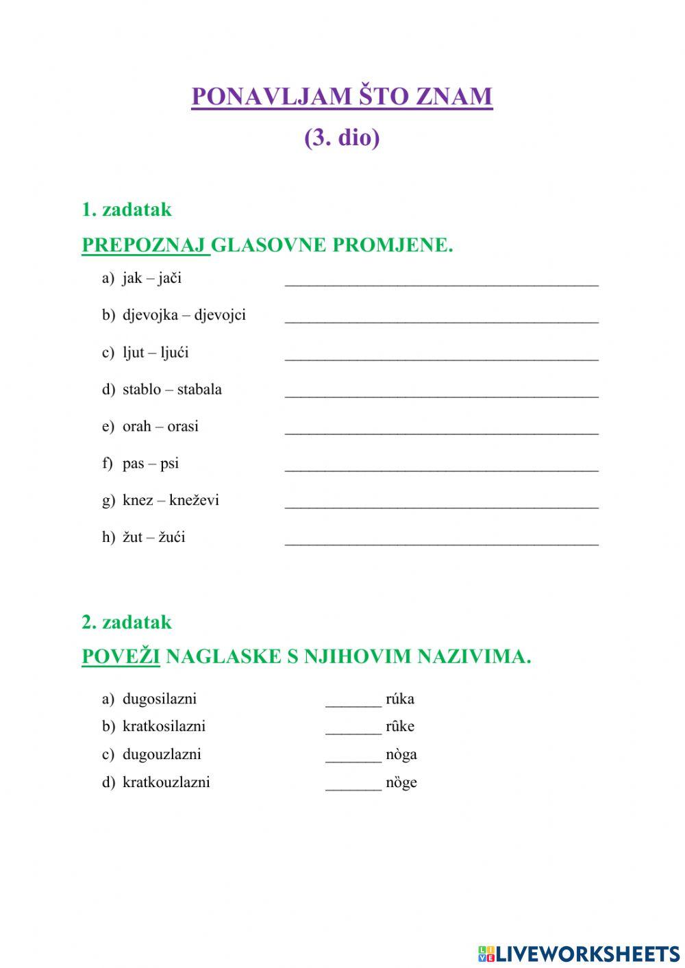 Ponavljam što znam (3) - 8.