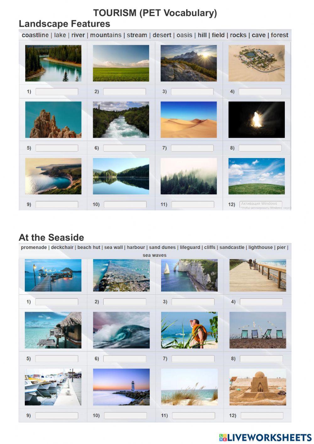 FCE vocabulary - HOLIDAYS-
