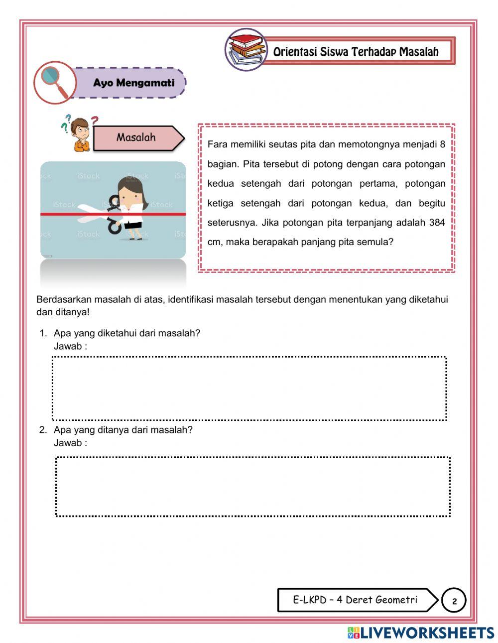 4. Deret Geometri Berhingga