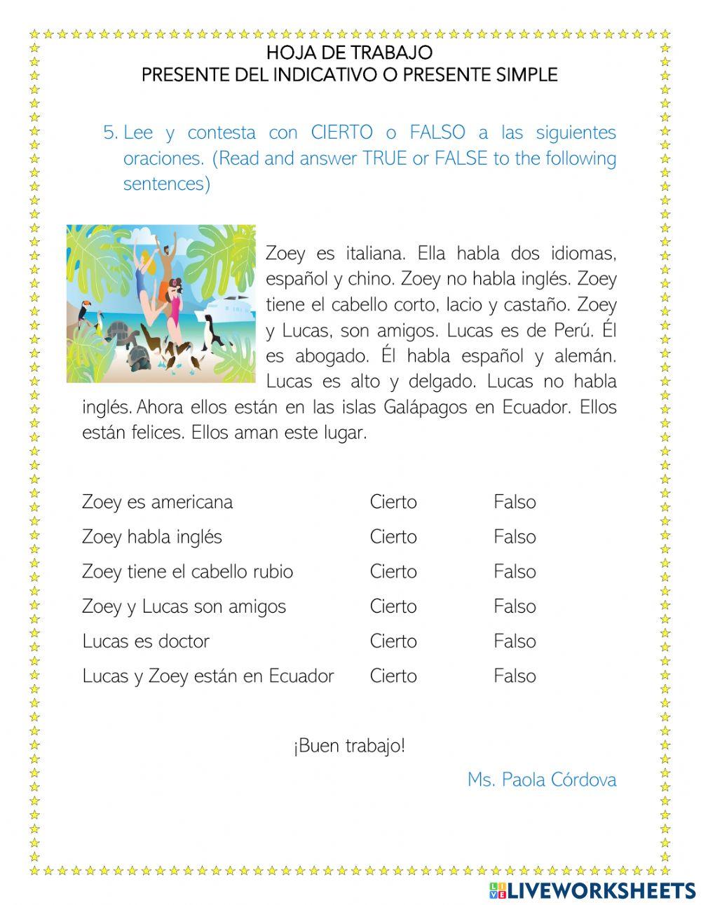 Verbos regugalres e irregulares en español