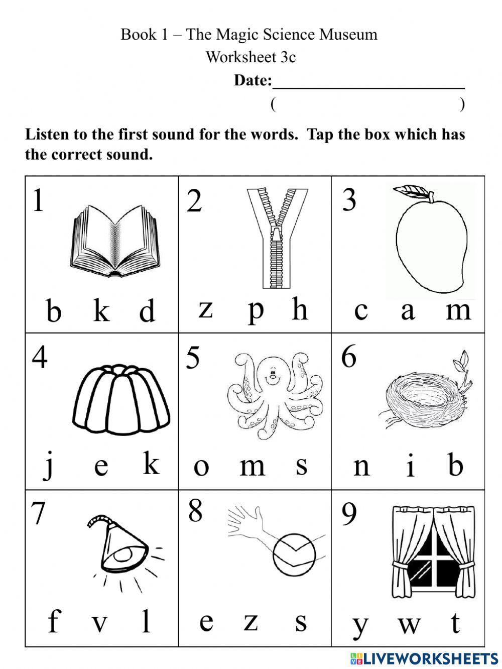 3c Initial Sounds