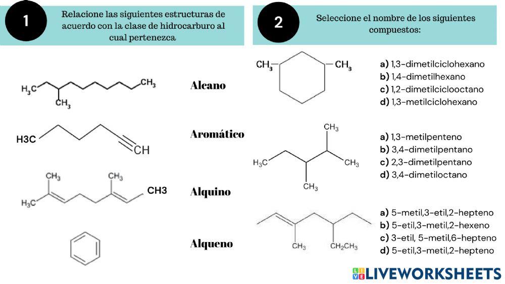 Evaluacion tercer corte: Hidrocarburos