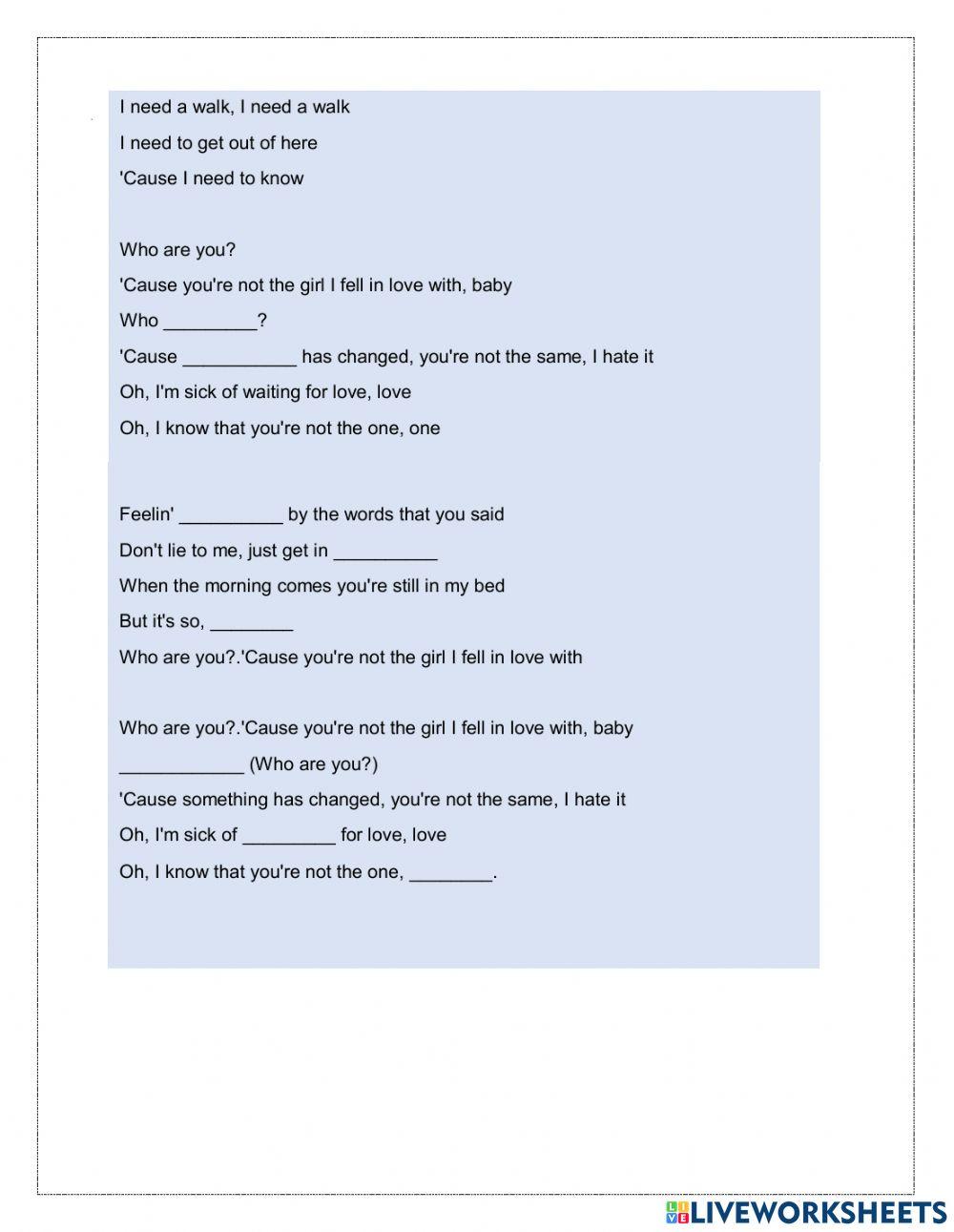 Song-Who Lauv (whit BTS)