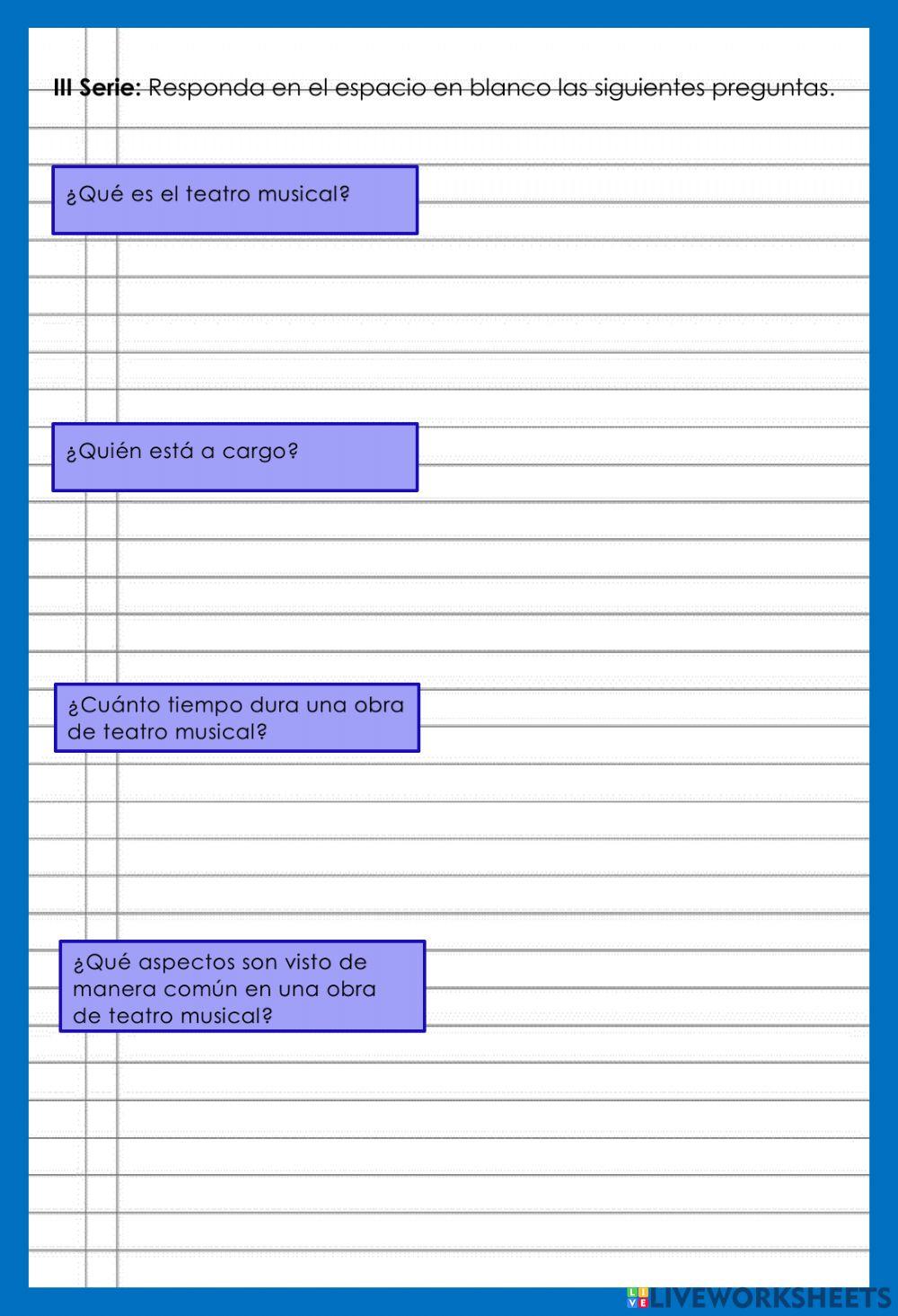 Quinto Bach en Chef e Inglés - V Unidad