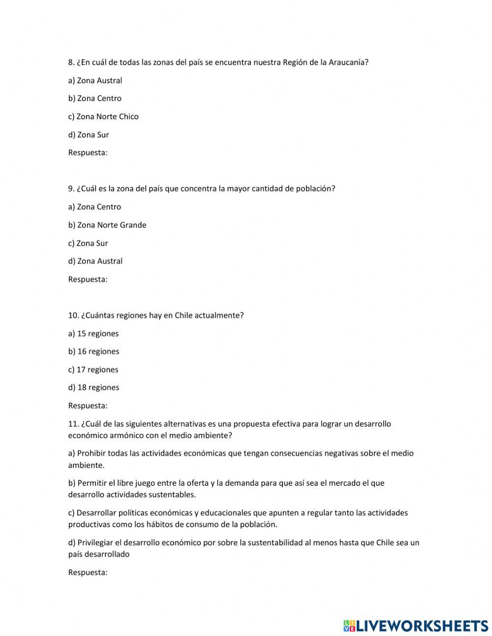 Guía geografía 8vo