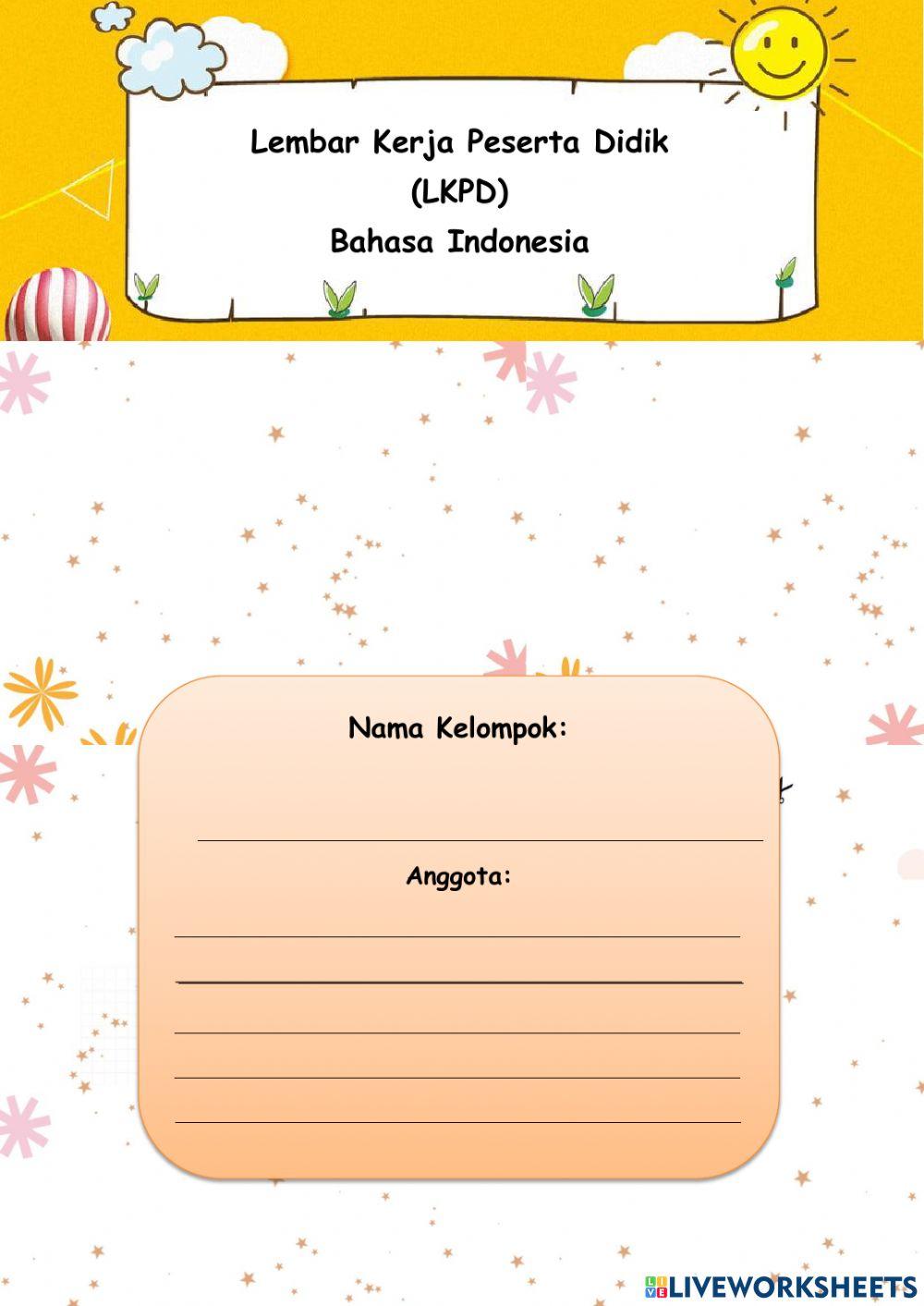 LKPD Bahasa Indonesia