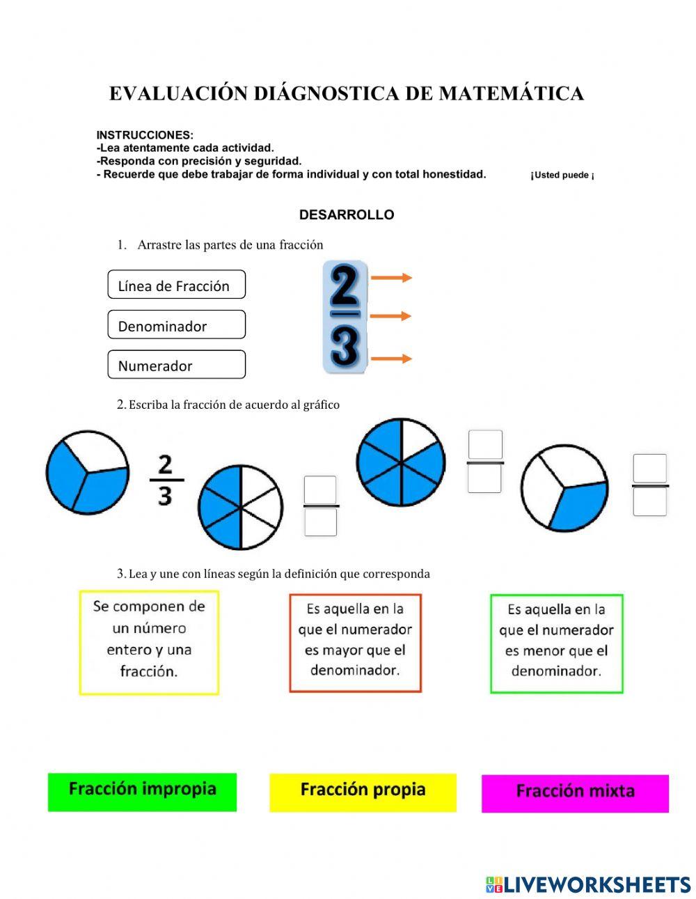 Evaluación Diagnóstica