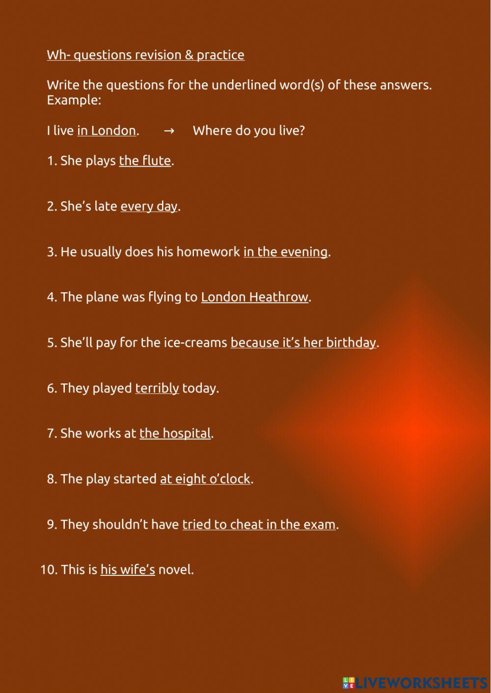Separator - winter term - wh- questions Separator - winter term - wh- questions
