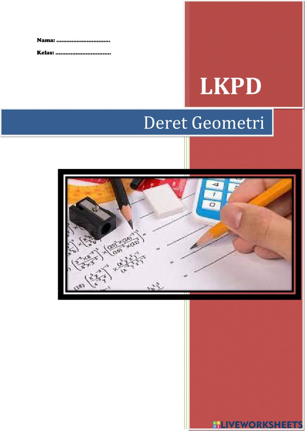 Deret Geometri Deret Geometri