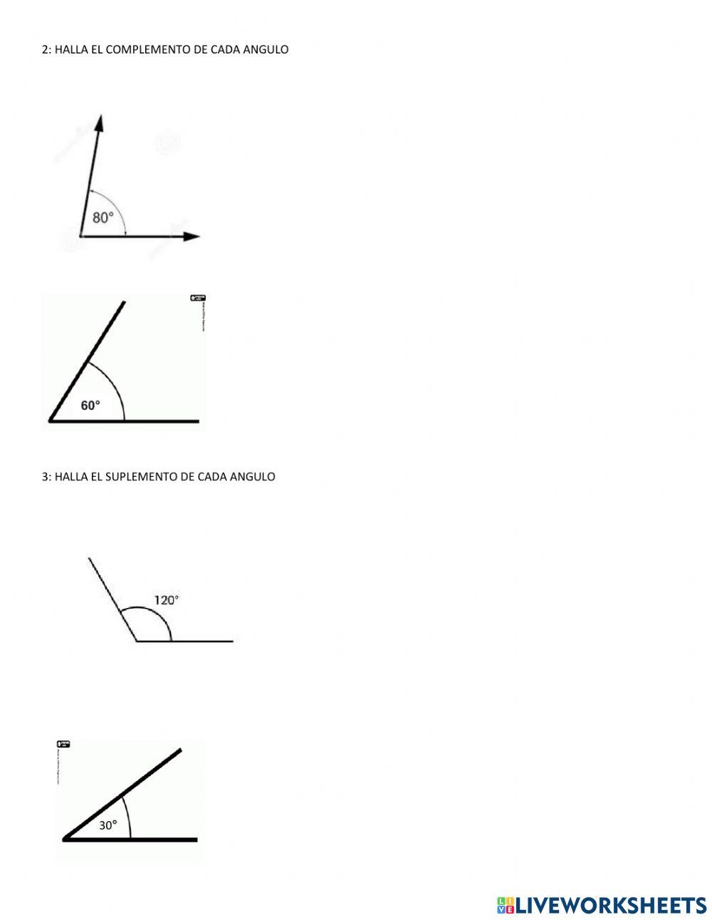 Comp. supl. definicion de angulos y etc...