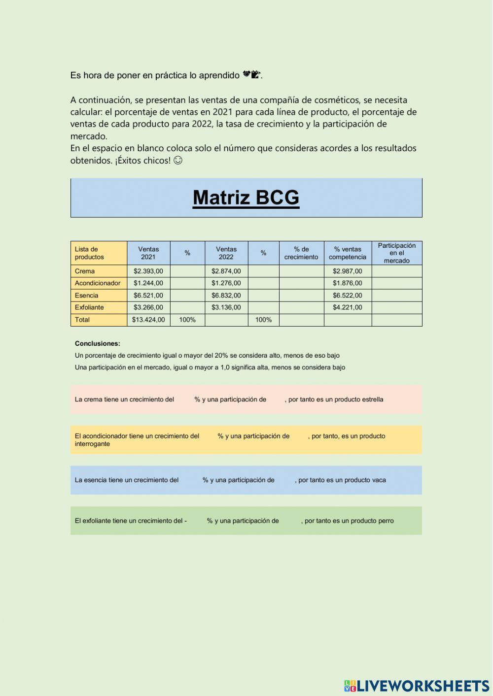 Matriz BCG