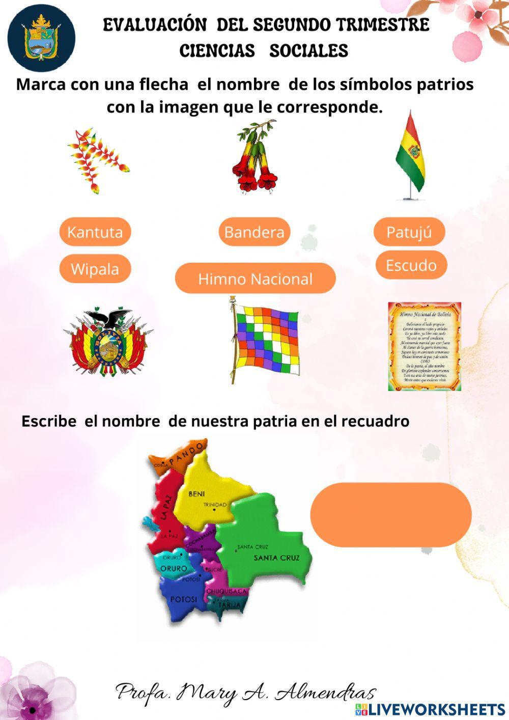 Símbolos patrios de Bolivia