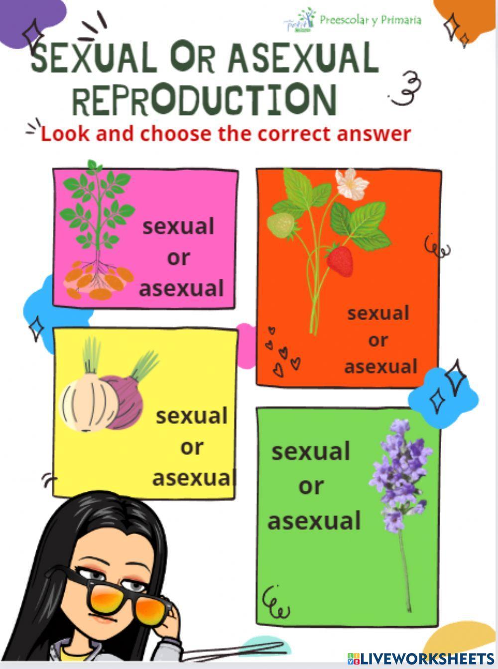 Sexual and asexual  reproduction