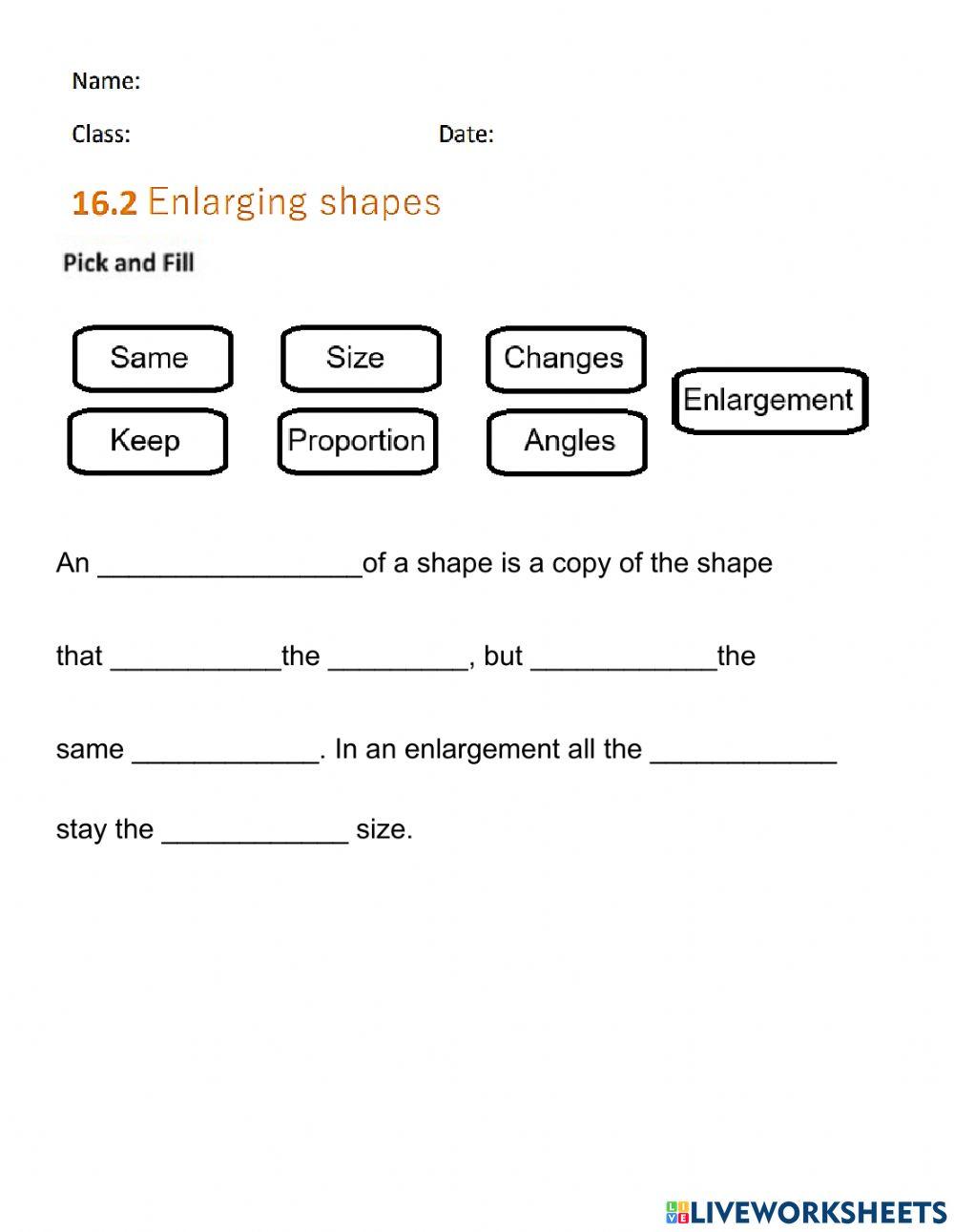 Enlargements