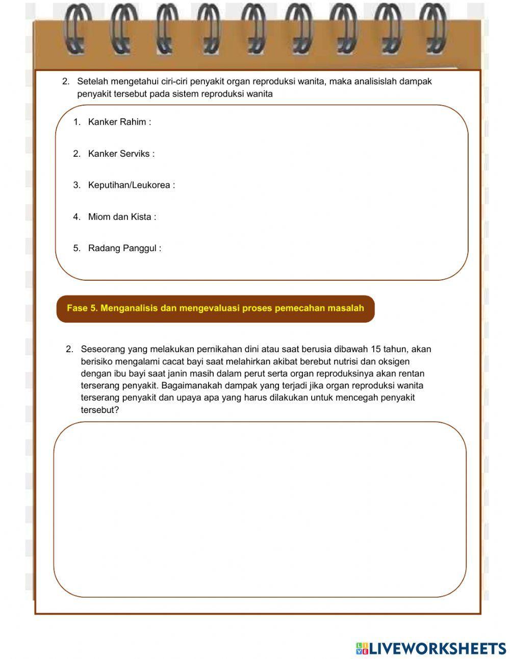 LKPD sistem reproduksi pada wanita