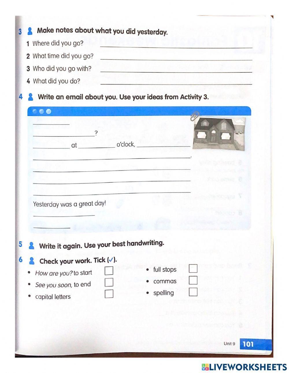 Academy stars 2 Unit 9 WBp. 100- 101