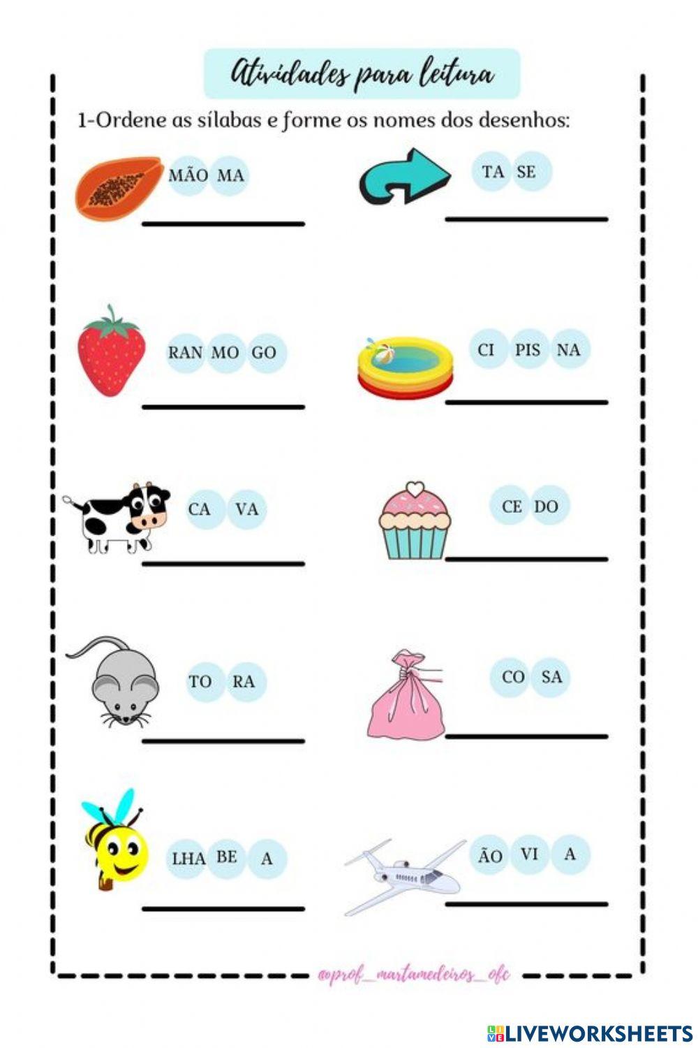 Ordenação palavras