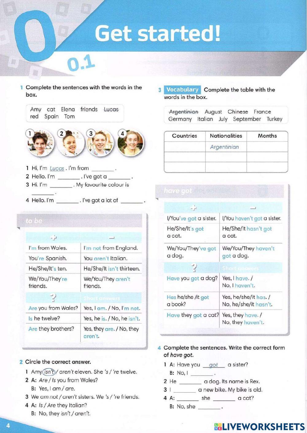 Go getter extra practice