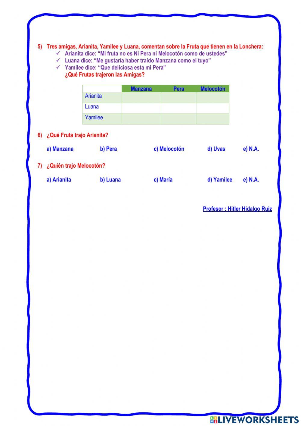 Raz Matemático 4to Sec