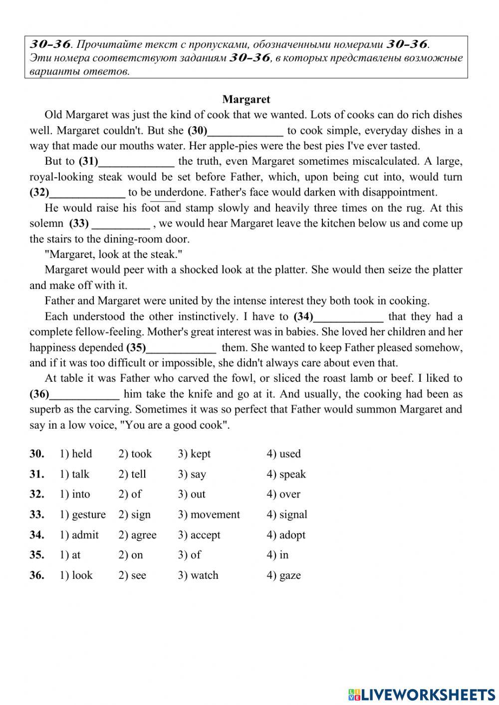 RNE practice Reading and Grammar 1136