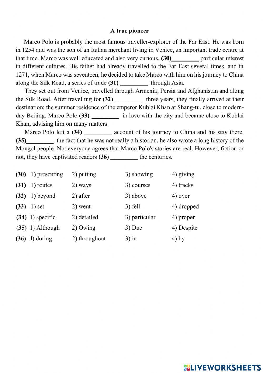 RNE practice Reading and Grammar 1138