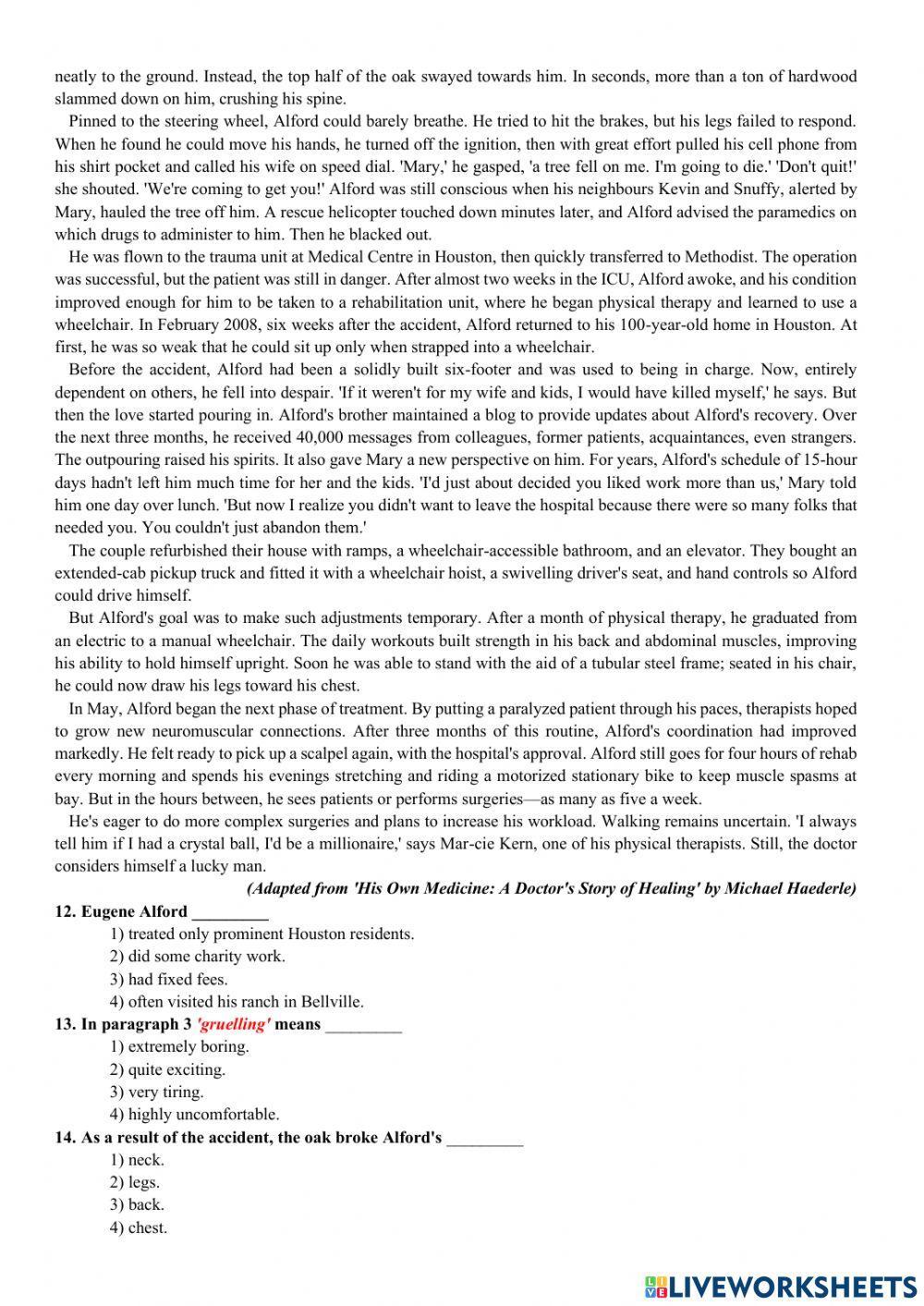 RNE practice Reading and Grammar 1139